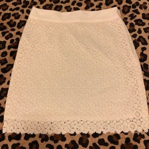 Ivory Lace Skirt